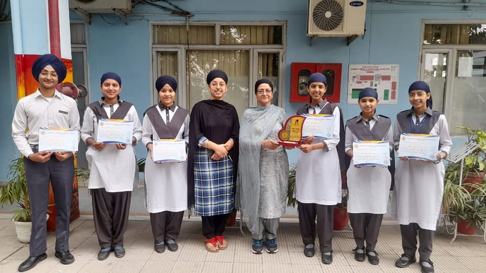 Winning Sahodaya Shabad Gayan competition