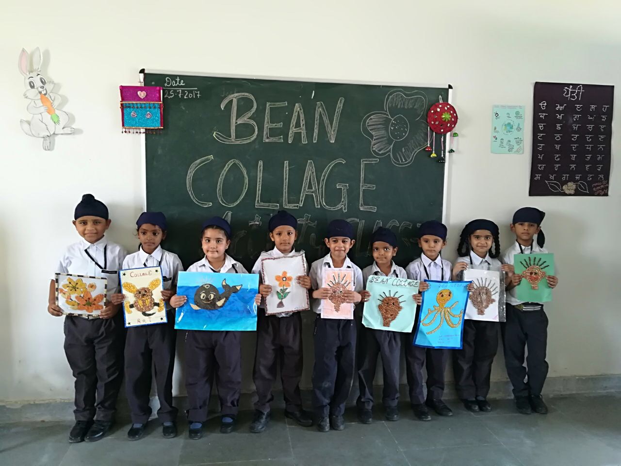 Bean Collage Activity